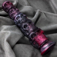 Huge Fantasy Dildo for Halloween2024 with Suction Cup 2 sizes horror skull