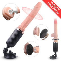 7.09 Inch Thrusting Dildo with Suction Cup & Vibrating Modes