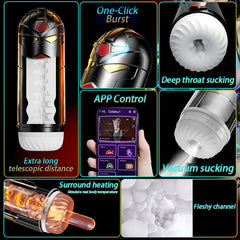 Mecha original Male masturbators Cup APP Control