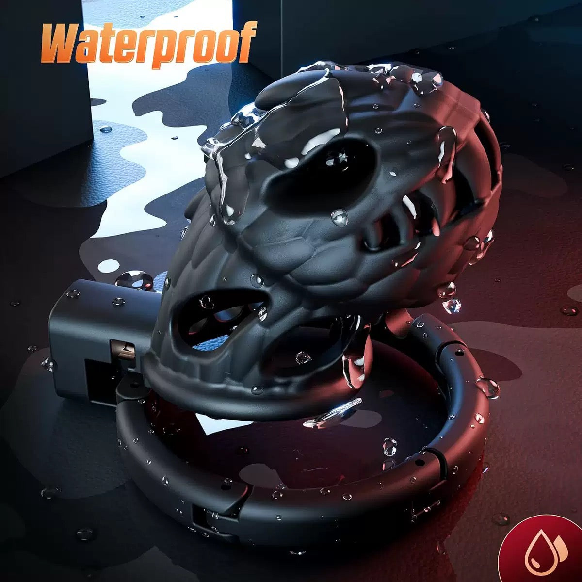 Adjustable Hollow Out Male Chastity Cage