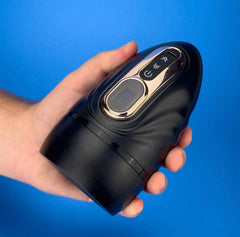 Realistic Mouth Male Masturbator with 104°F Heating & 9 Vibration Modes - Lifelike Oral Stroker for Men with LED Display