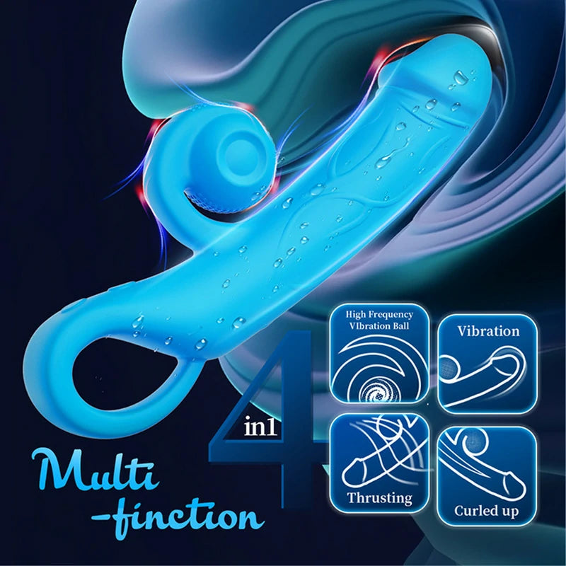 Smurfs - Dual Pleasure Clit Stimulator & G-Spot Vibrator