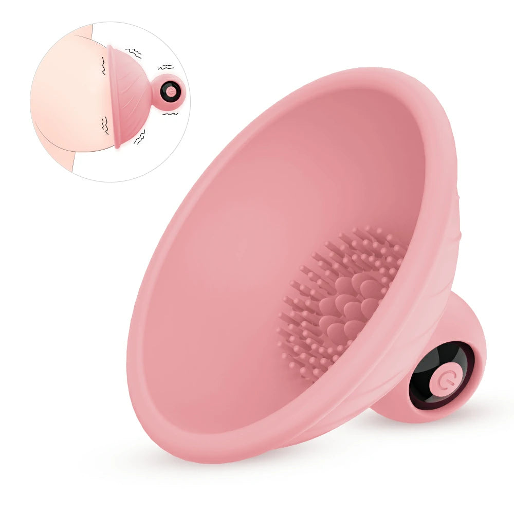 Sunny Baby: Vibrating Brush Sensation Breast Suction Cup 2 pic