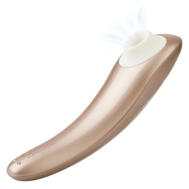 Satiate - Clitoral Stimulation Vibrator Champagne-Colored