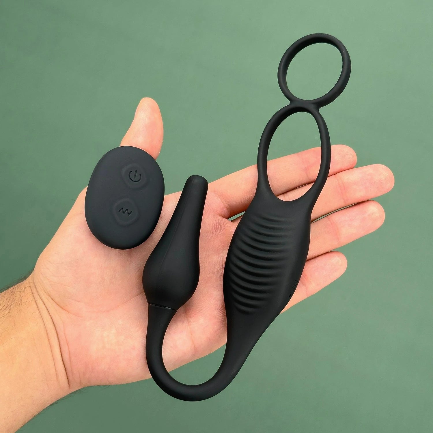 Vibrating Cock Ring Prostate Massager - 4 in 1 Couple Joy