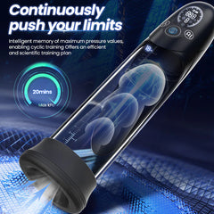 Upgraded Automatic Penis Pump - 100% Waterproof Intelligent Vacuum Extender for Men