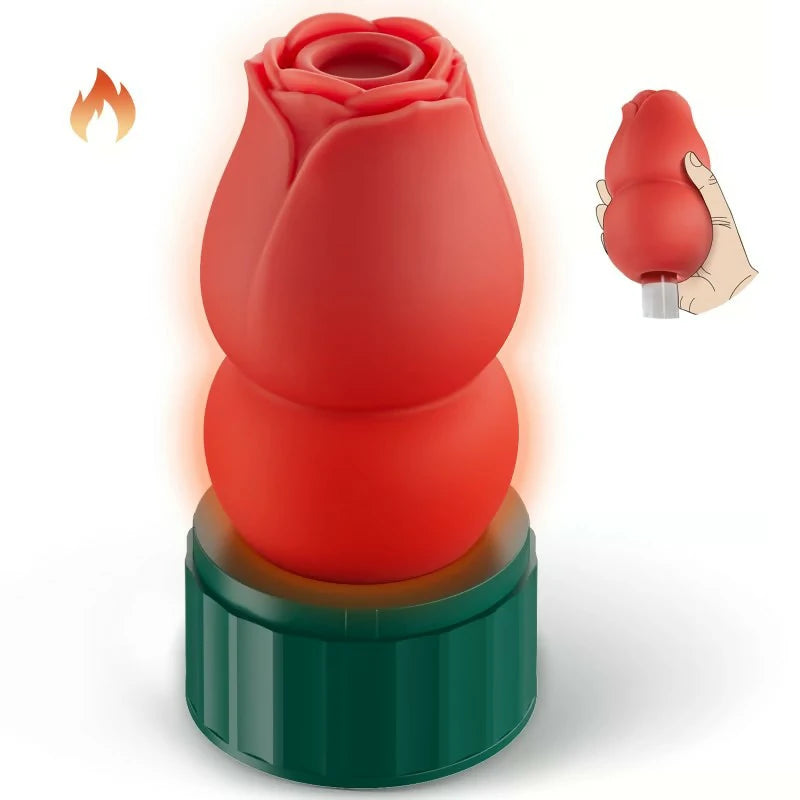 Red Rose Heating Male Masturbation Cup