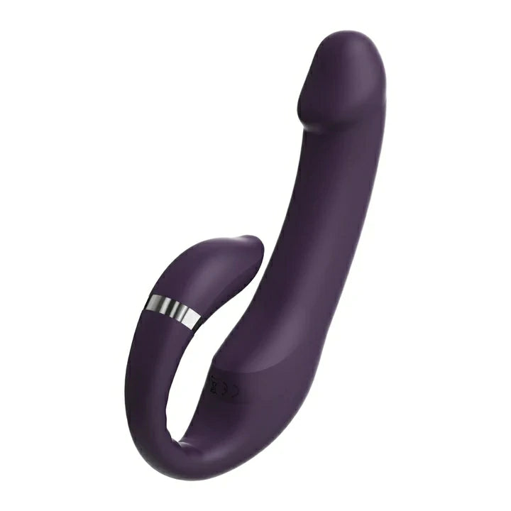 Eggplant - 2-IN-1 Vibrator G Spot Sex Toy