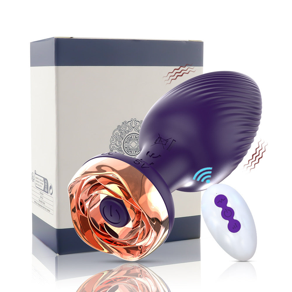 Golden Rose Anal Vibrator Plug 3 color