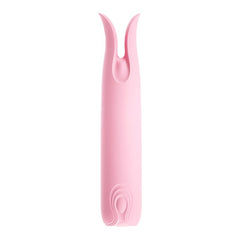 Tickler Smoothie Waterproof Bullet Vibrator - Whisper Quiet, Multi-Speed Clitoral Stimulator for Beginners & Travel (Pink/Purple)