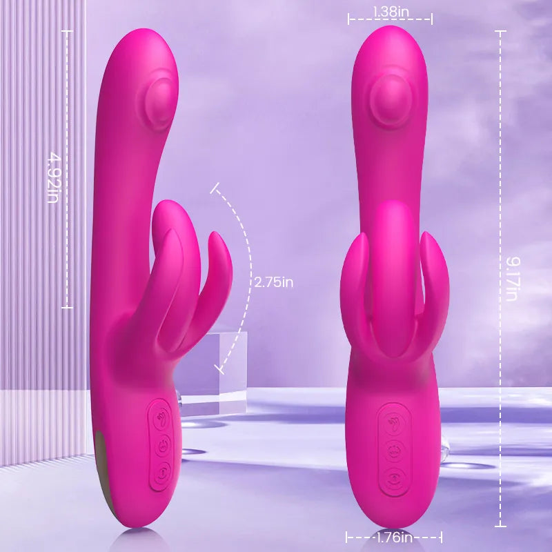 TAP2025 - 3 In 1 Multifuction G-spot Vibrator with Finger Snap & Tapping & Vibration