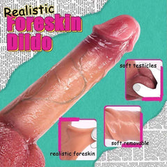 Unlock- 10.5in Huge Realistic Silicone Dildo