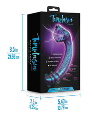 🐍 Dark Millenia Viper Dual-Ended Fantasy Vibrator With Mystical Plasma Globe
