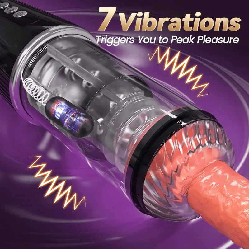 4 in 1 Rotating Sucking Enjoy Inflation & Twist Massage Fun Masturbation Stroker