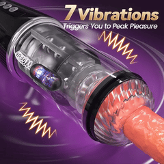 4 in 1 Rotating Sucking Enjoy Inflation & Twist Massage Fun Masturbation Stroker