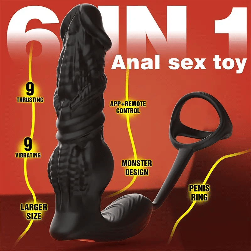 6-in-1 Thrusting & Vibrating Super Fast Strong Ultimate Prostate Pleasure