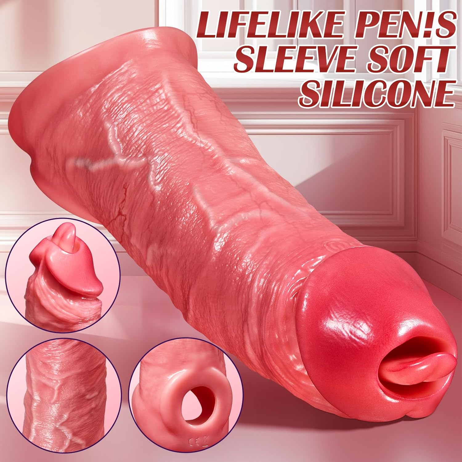 Licky - Penis Sleeve Vibrator Tongue Stimulation