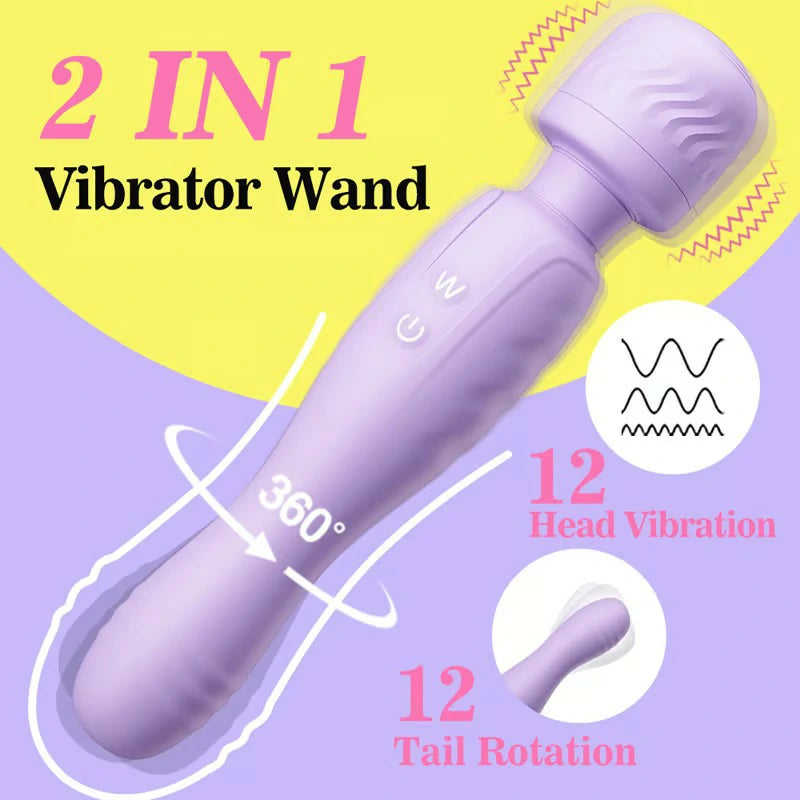 Seth - Vibrating & Rotating Pleasure Wand