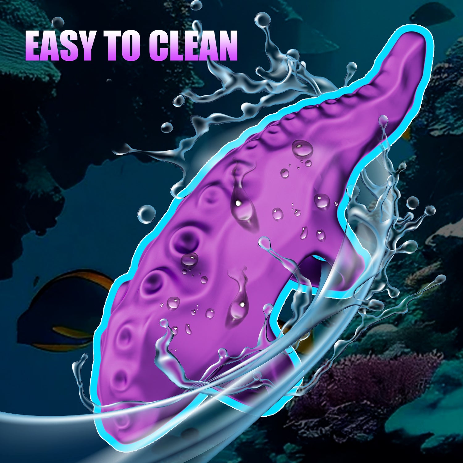 Realistic Octopus Tentacle Vibrator – Finger Clitoral Stimulator