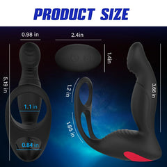 Langer RCT - Finger Shape 3 in 1 Prosate Massager + Cock Ring + Ball Loop