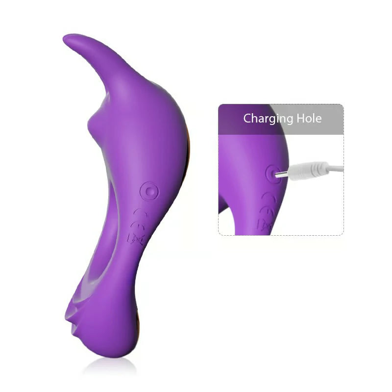 Fit - Vibrating Rabbit Purple Cock Ring For Couple Joy