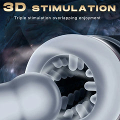 ThrustMaster - 7 Thrusting Rotation Male Masturbator with Suction Base