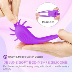 Roller - Spinning Licking Stimulator & Vibrating Penis Ring for Couples