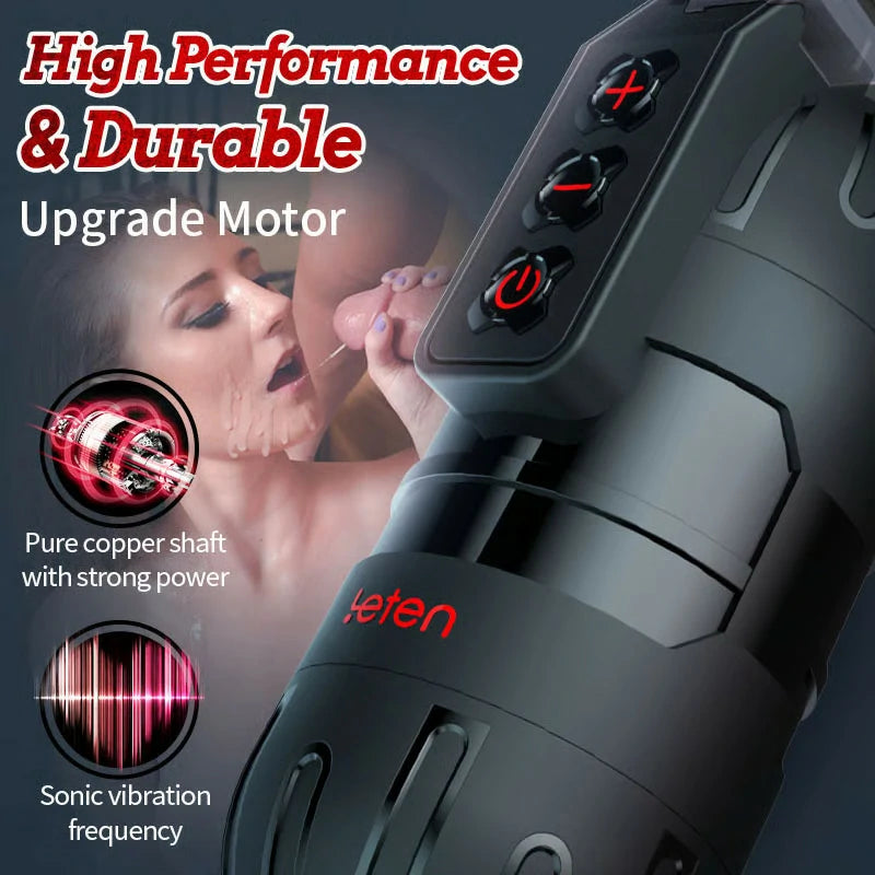 Thunder 10 Vibrating Masturbation Cups and Pussy Pockets 2 in 1 APP Control