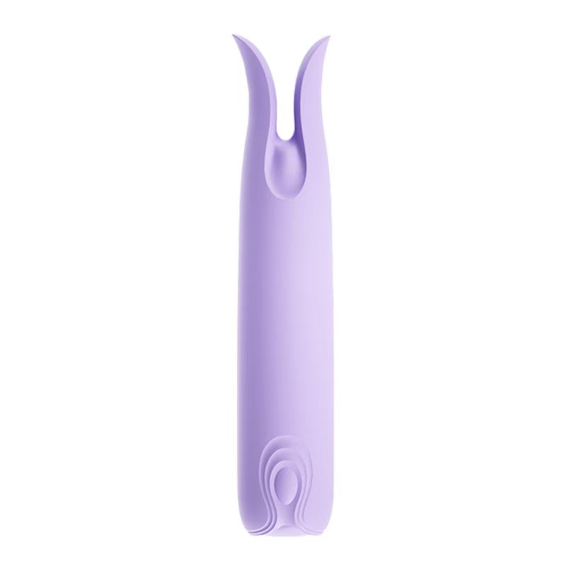 Tickler Smoothie Waterproof Bullet Vibrator - Whisper Quiet, Multi-Speed Clitoral Stimulator for Beginners & Travel (Pink/Purple)