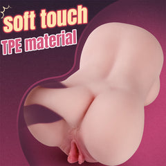 TT - Plump Body Thick Flesh Compact Masturbator - Suction Cup Sensation - Ultra Heavy 1KG - Soft TPE