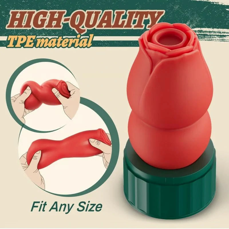 Red Rose Heating Male Masturbation Cup