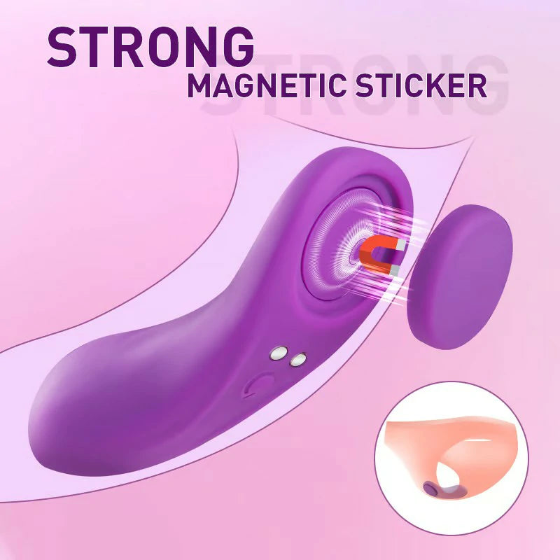 Undercover - 7 Vibrating Wearable Low Noise Panty Egg Vibrator Magnetic Clip