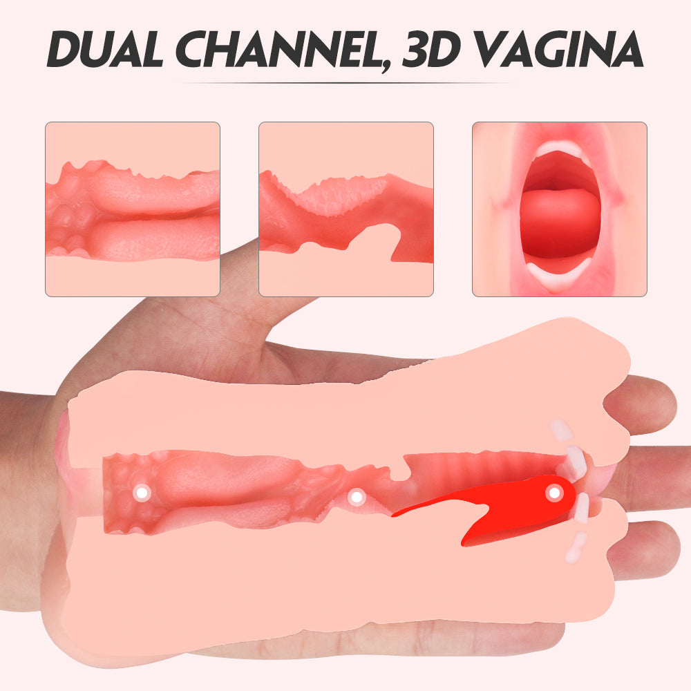 Pink Lips Realistic Vagina Pocket Pussy