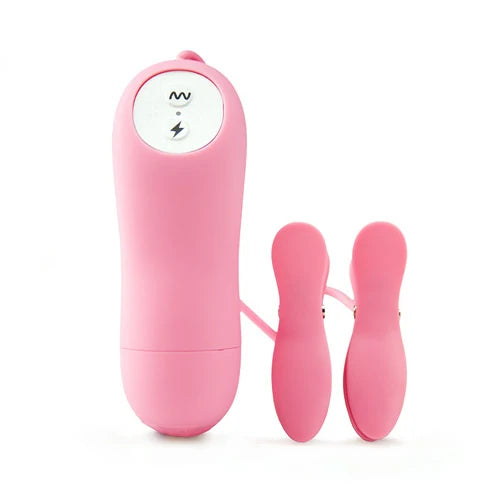 Elektra plus E-stim vibrating nipple clamps