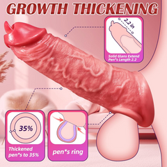 Licky - Penis Sleeve Vibrator Tongue Stimulation