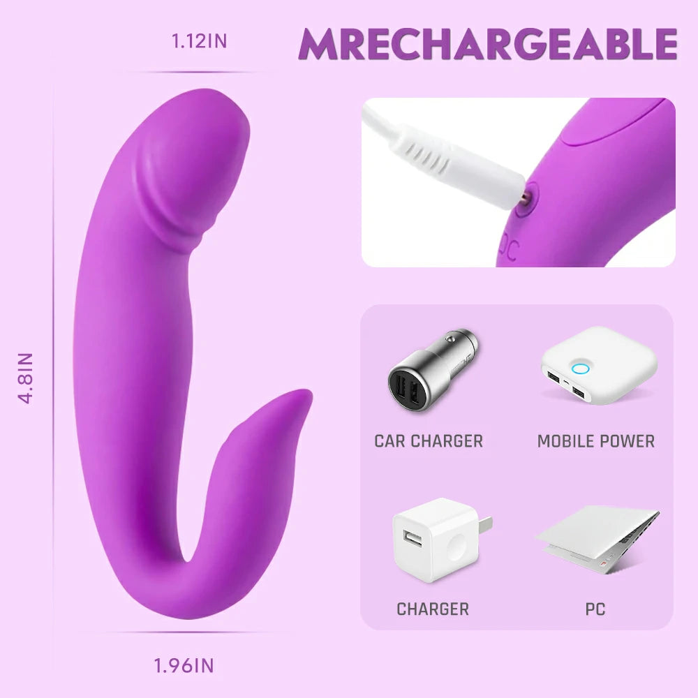 Nymph - Dual-Motor Rolling G-spot & Clitoral Vibrator