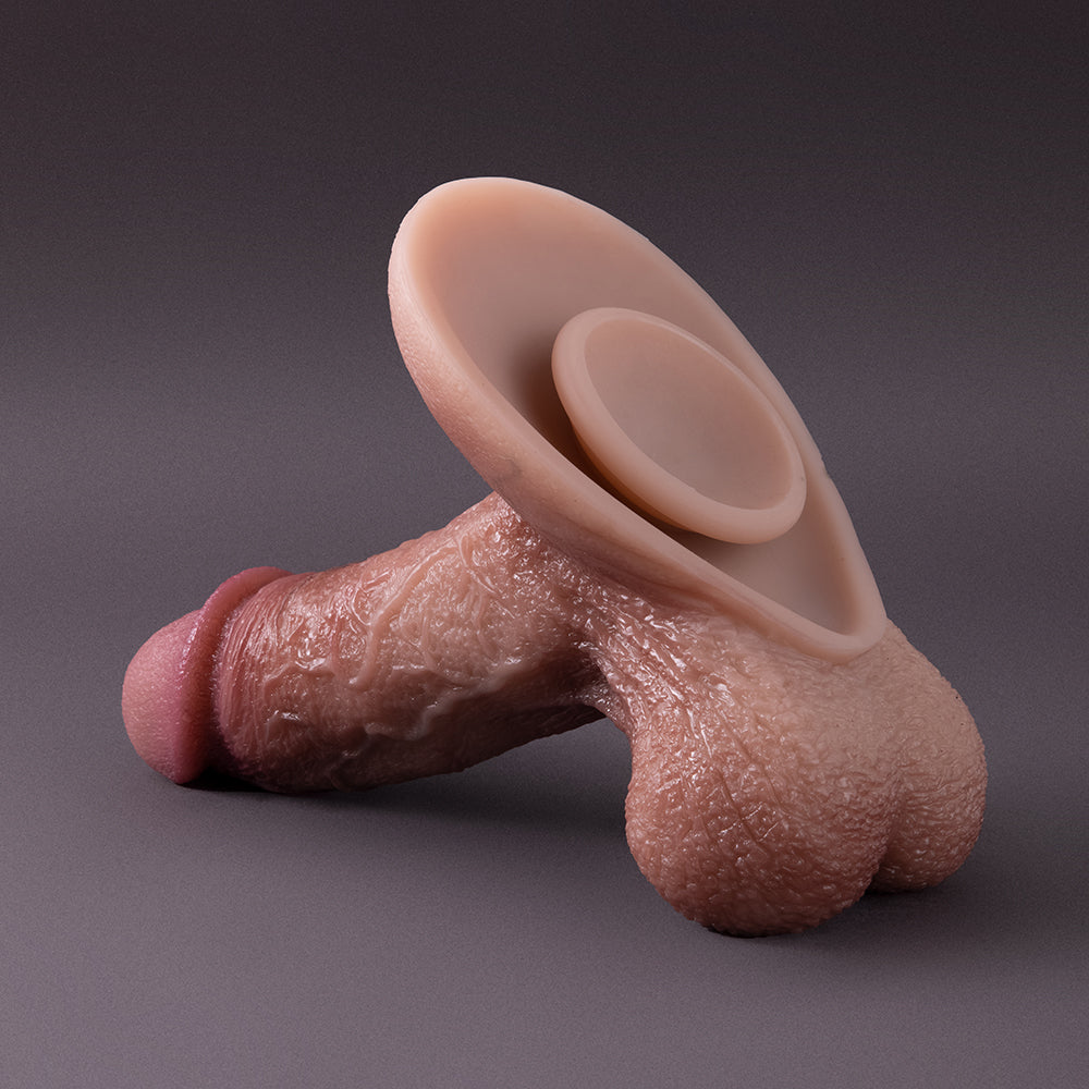 Zeus - Thick Shaft Silicone Lifelike Dildo 8.46inch with Powerful suction cup