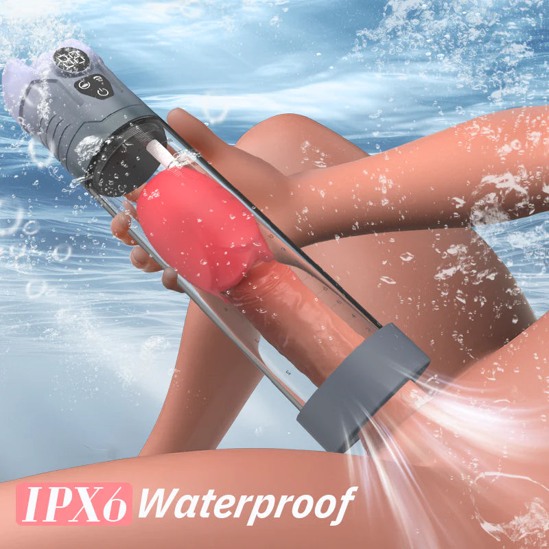 GrowPlus - Enhance Pleasure and Performance with 5 Suction Modes and 7 Vibration Settings for Penis Pumps