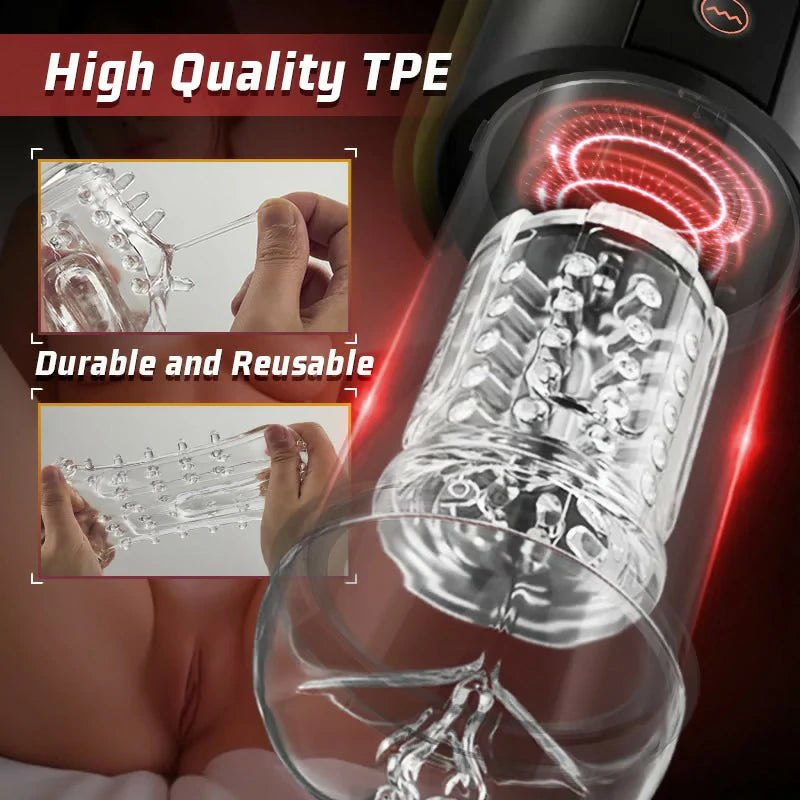 Eder - Automatic Sucking Thrusting Detachable Masturbation Cup