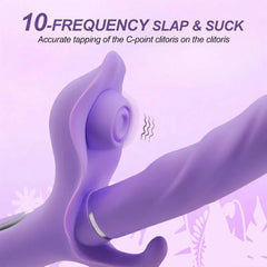 4 in 1 Thrusting and Flapping G-spot Rabbit Vibrator