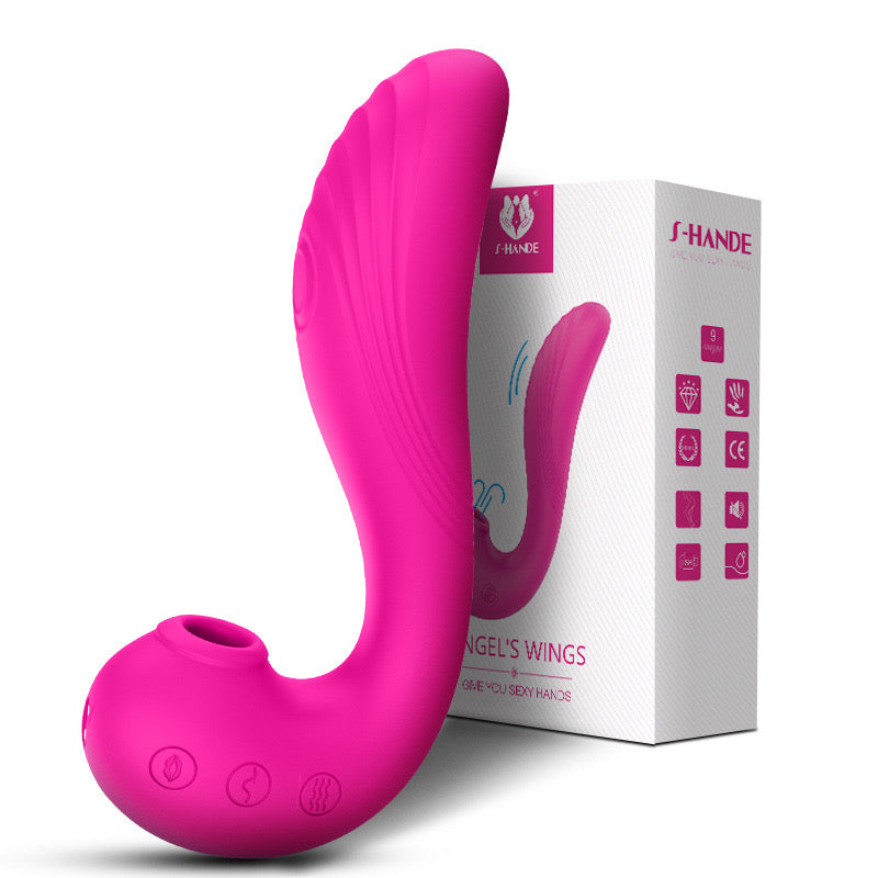 ANGEL-3 in 1 Clitoral Sucking Licking and G Spot Vibrator