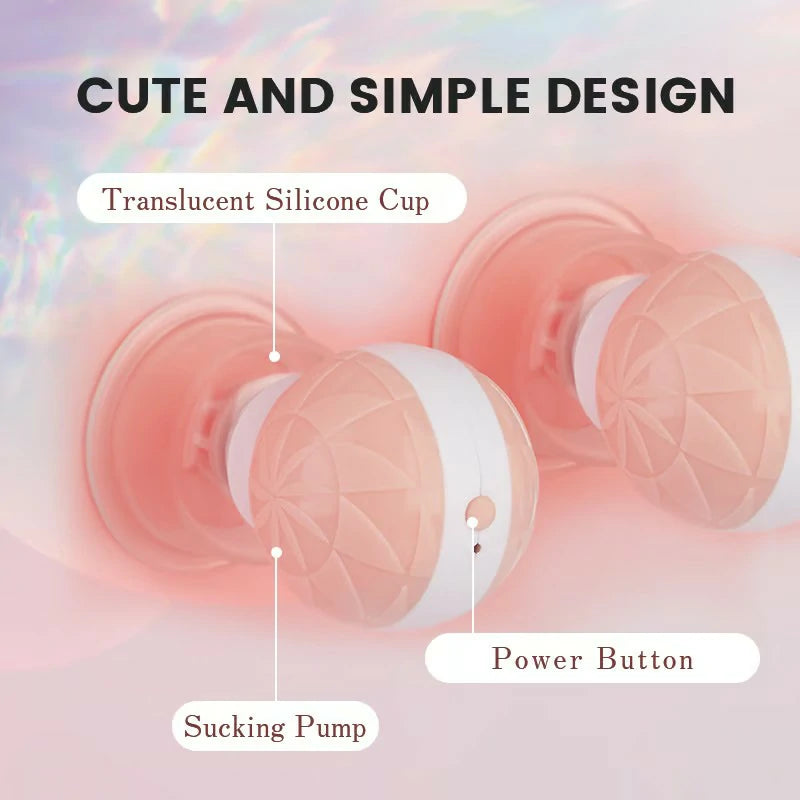 Sucking & Vibrating & Rotating Nipple Stimulator