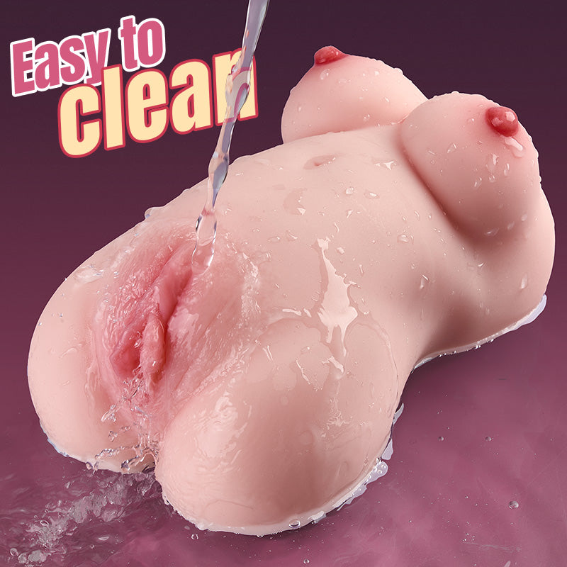 TT - Plump Body Thick Flesh Compact Masturbator - Suction Cup Sensation - Ultra Heavy 1KG - Soft TPE