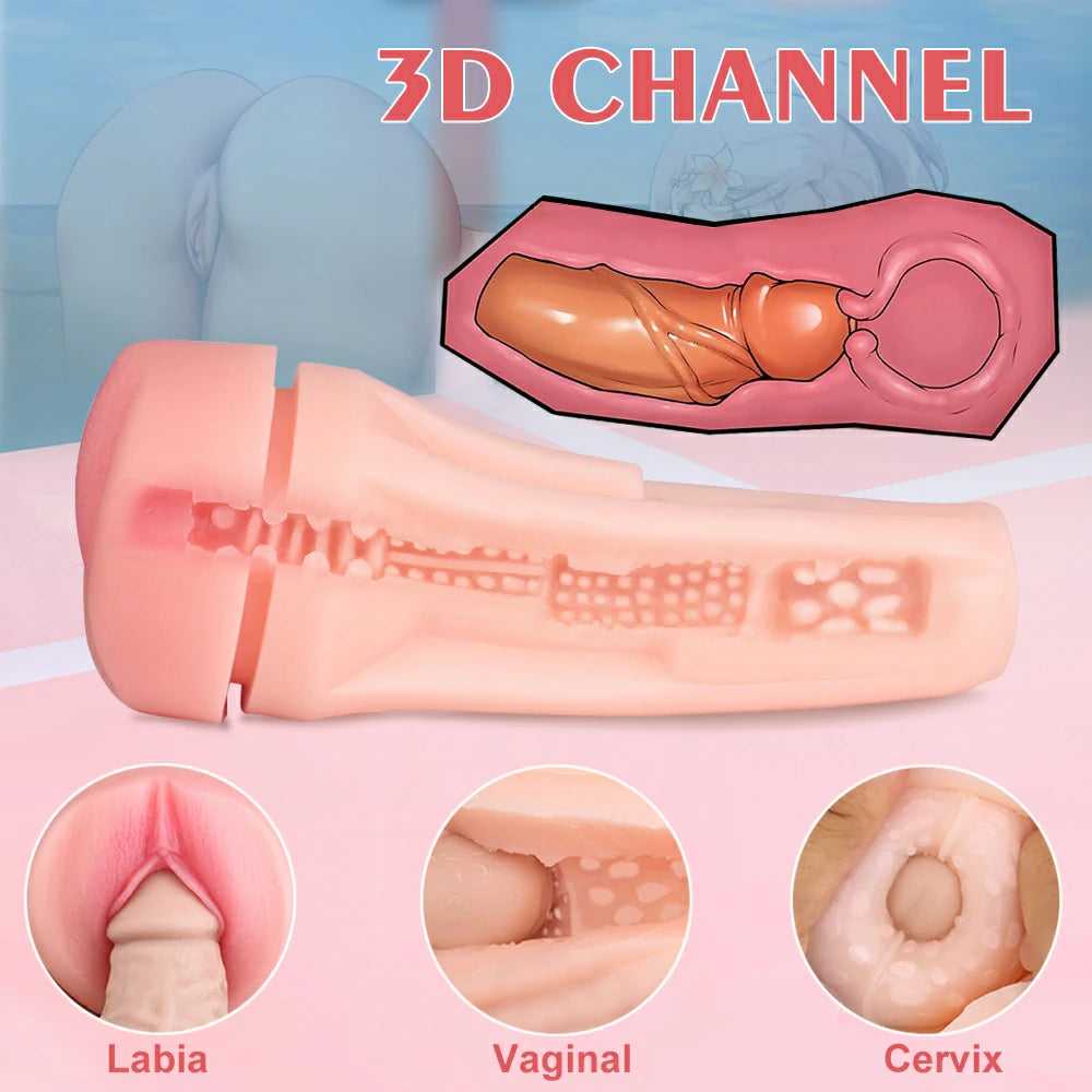 Marcus: 3D channel real sex feeling Handheld masturbator