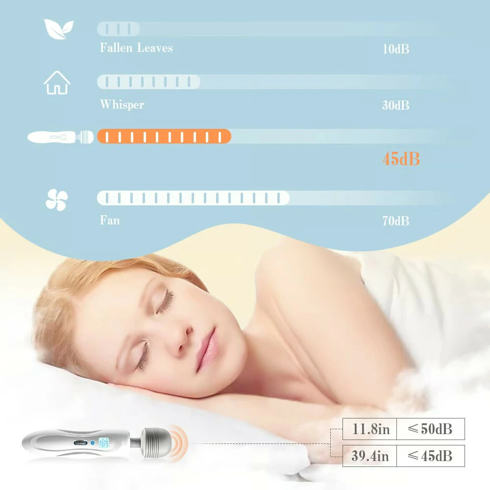 FlexiVibe- Portable Magic Sex Wand with 8 Vibration Modes and 9 Speeds