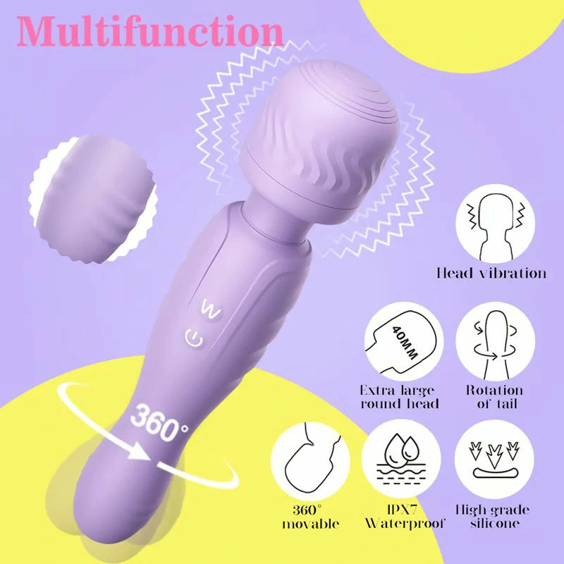 Seth - Vibrating & Rotating Pleasure Wand