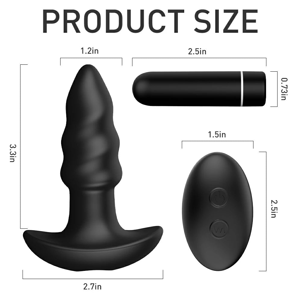 LOVE ARROW: Perfect Multi-function Design Butt Plug & Finger Sleeve