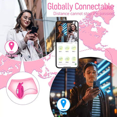 App Remote Control Wearable Clitoral Panty Vibrator