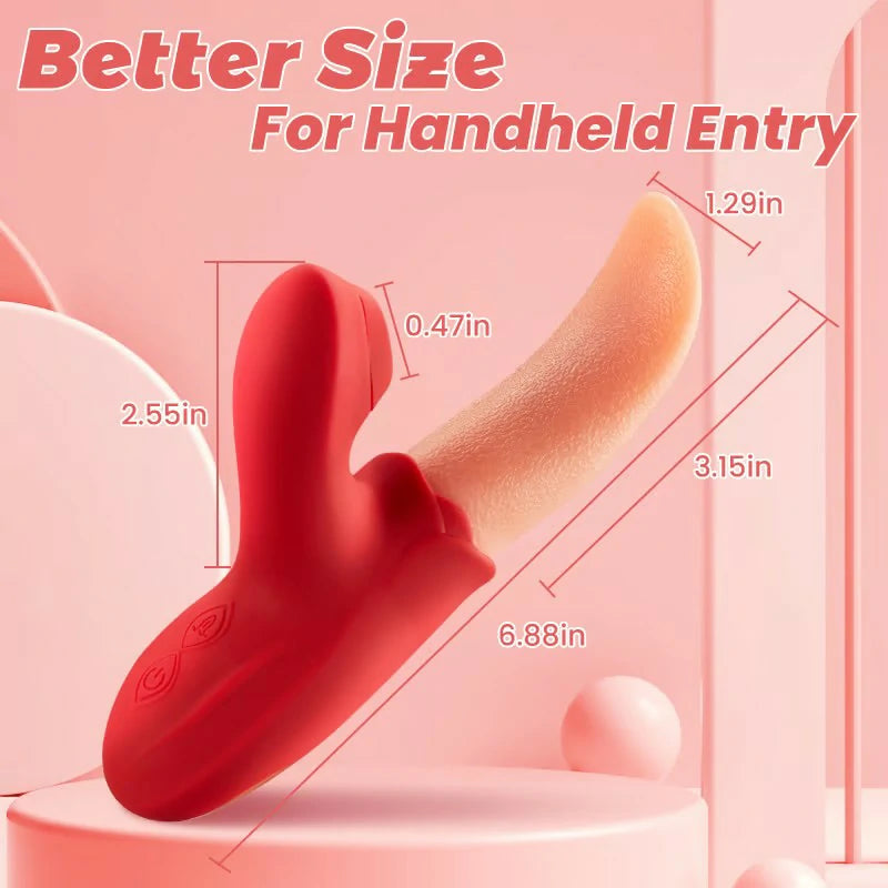 garden - 2 IN 1 Upgraded Flapping Tongue G Spot Vibrator