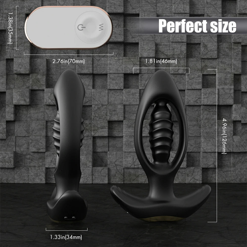 Pile Driver - Hollow Design Rotating Anal Dilators for Training and Joy